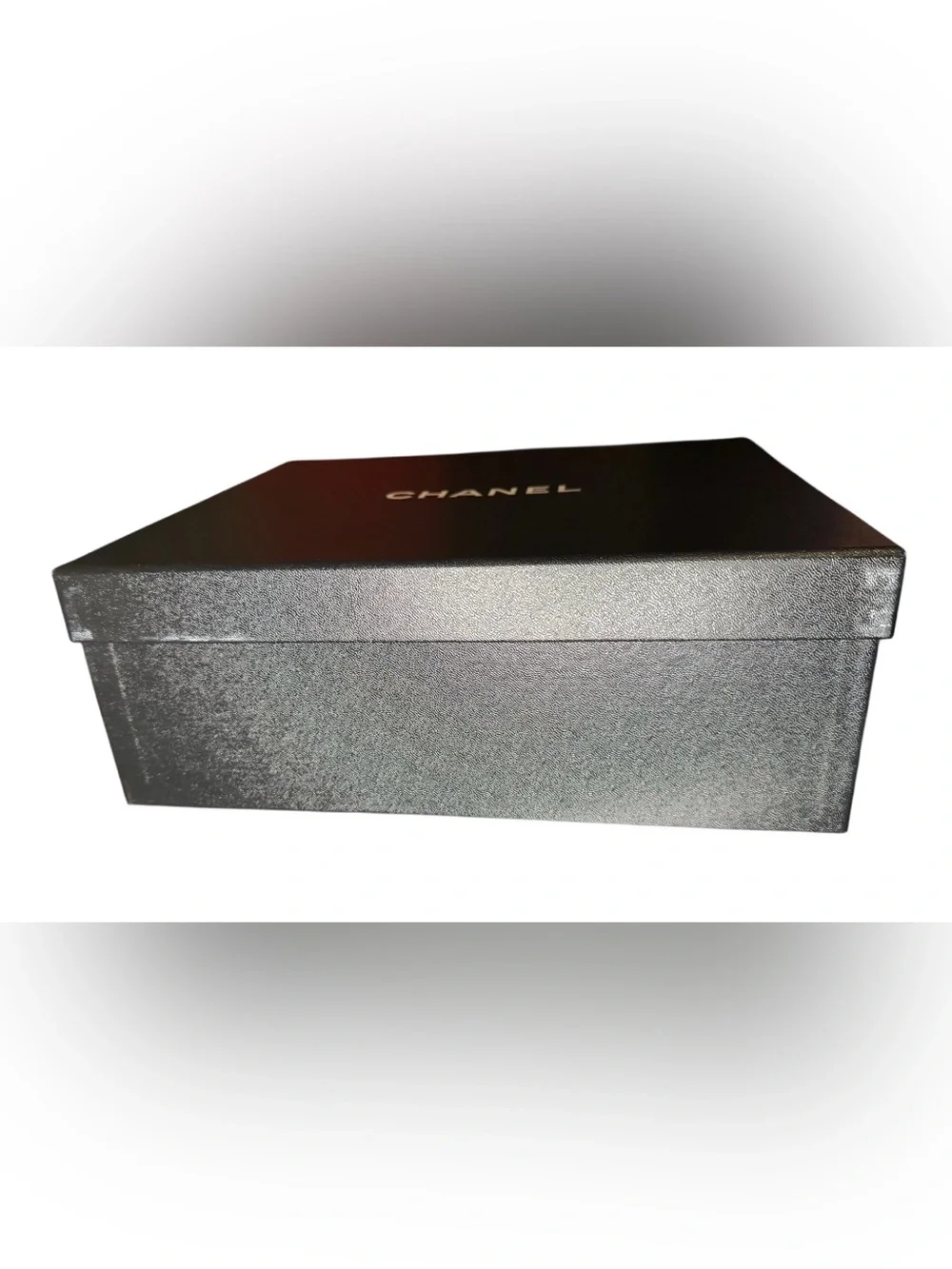 CHANEL Black Empty Shoe and Gift Box